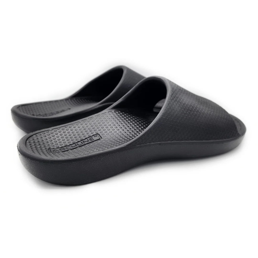 Archline Rebound Orthotic Slides - Black