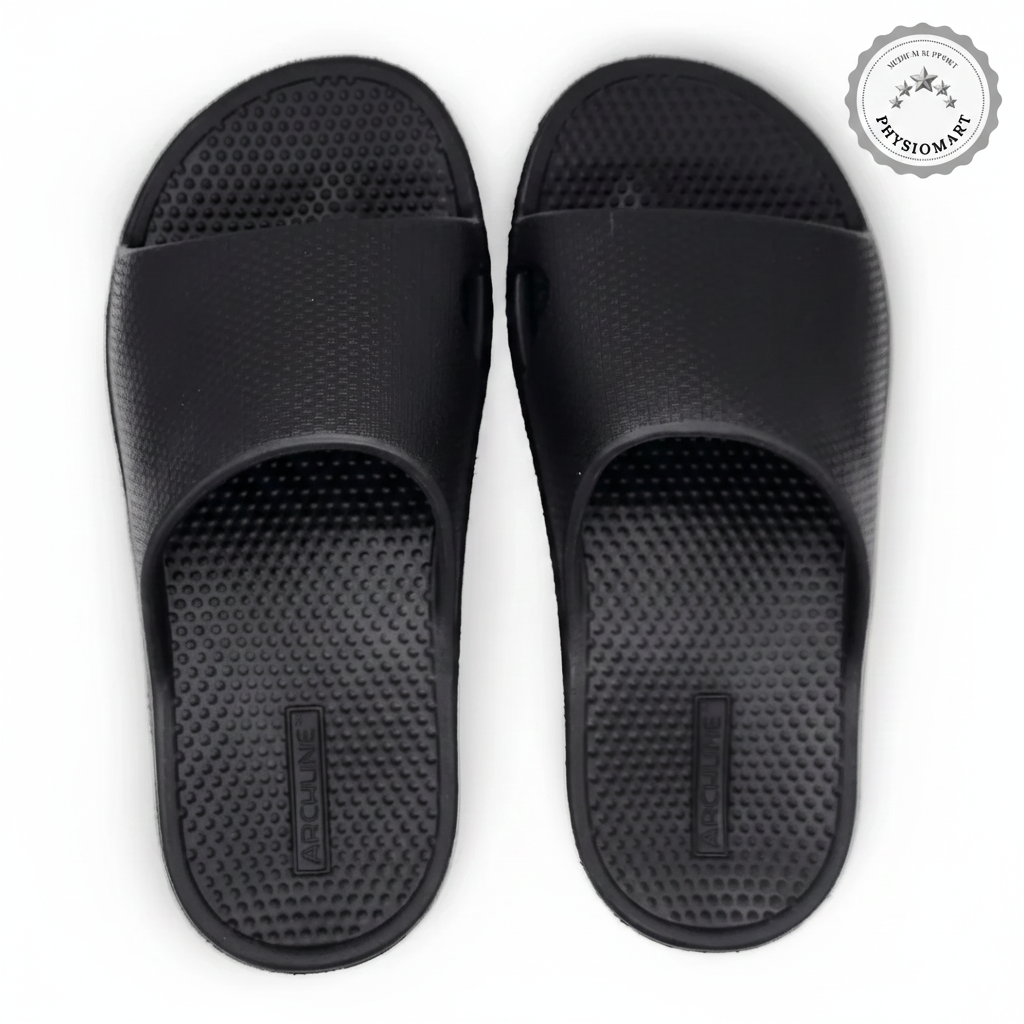 Archline Rebound Orthotic Slides - Black