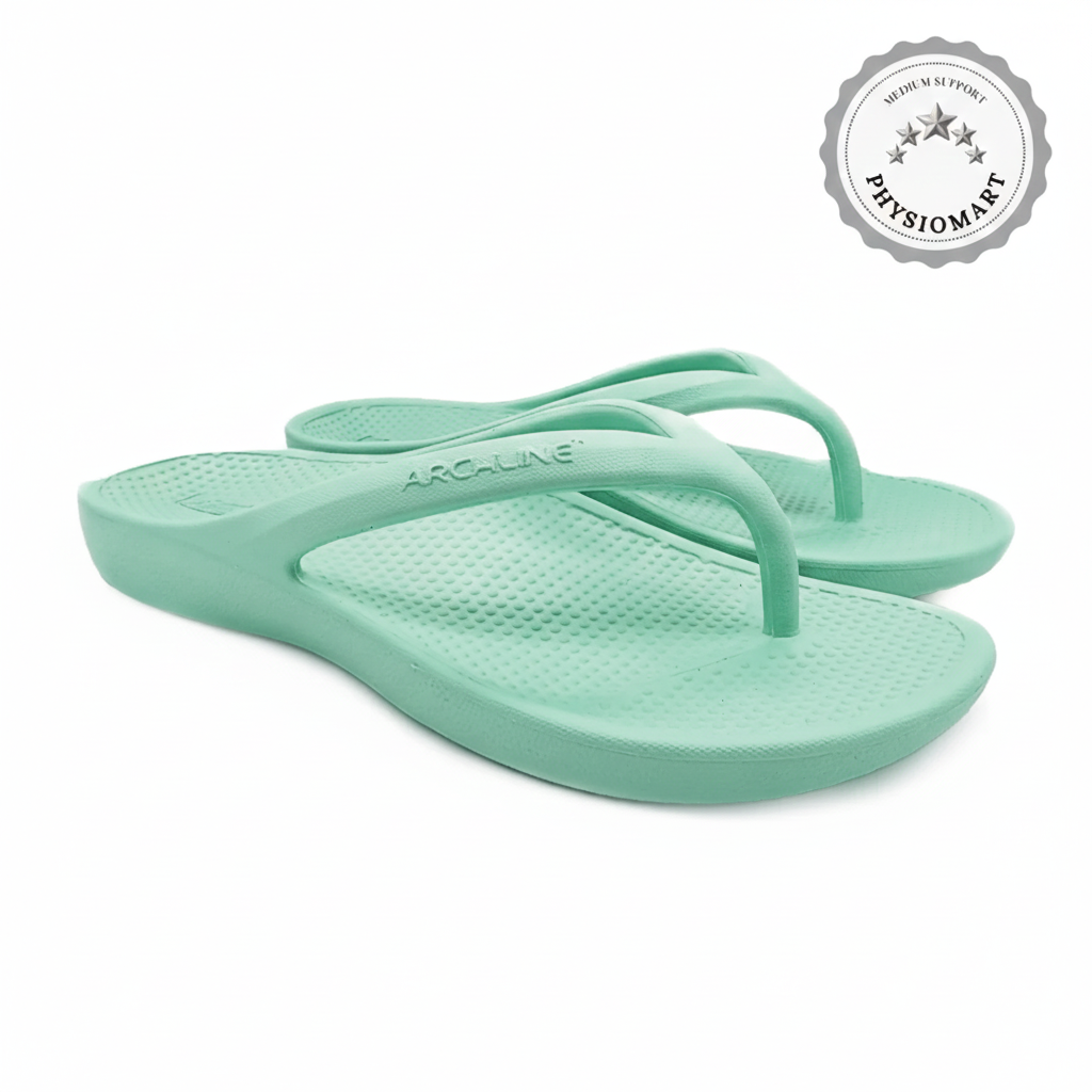 Archline Rebound Orthotic Thongs - Mint Green
