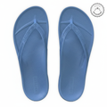 LightFeet Arch Support Flip Flops/Thongs - Denim
