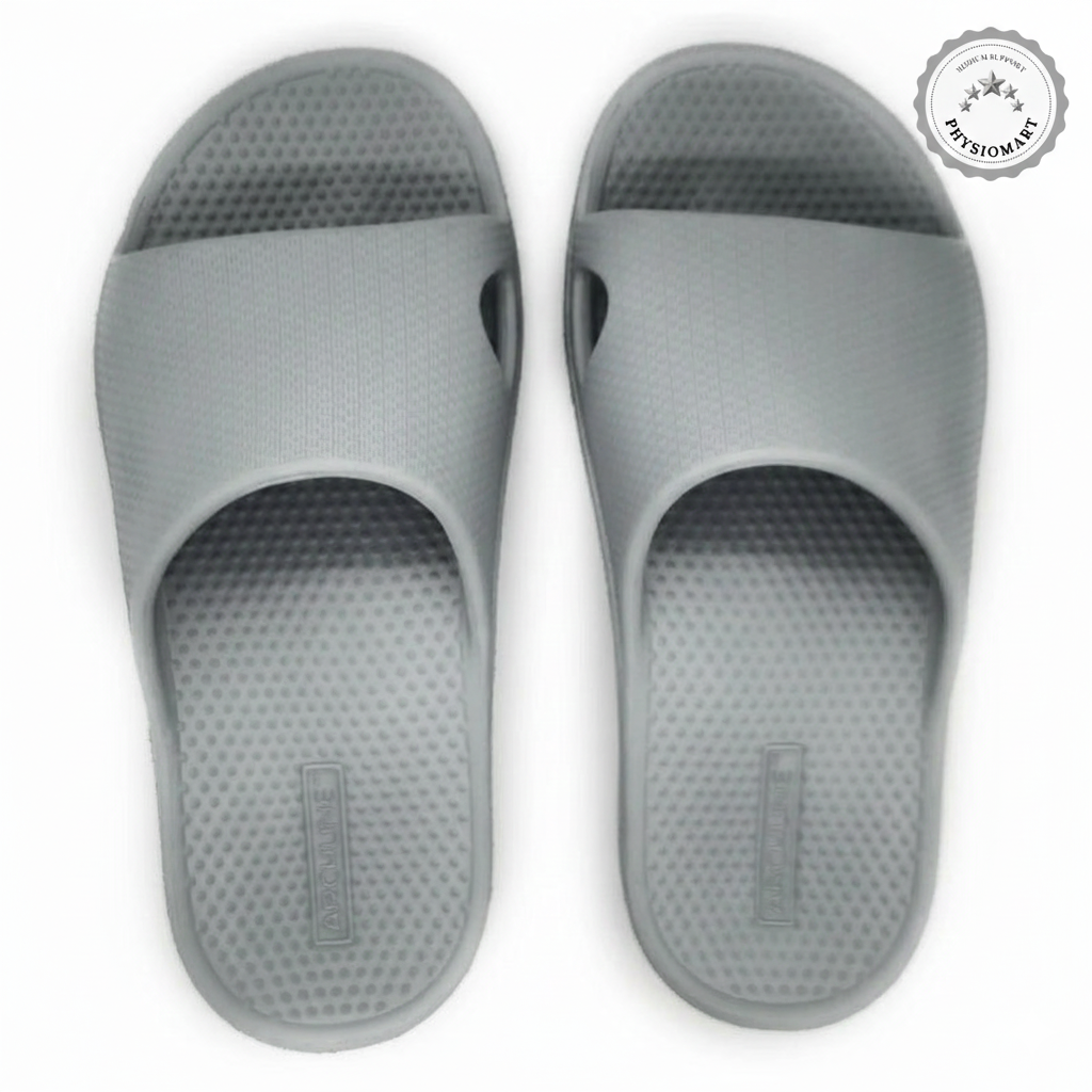 Archline Rebound Orthotic Slides - Stone Grey