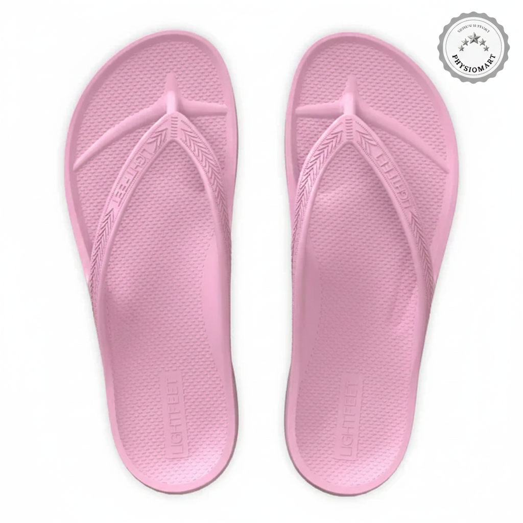 LightFeet Arch Support Flip Flops/Thongs - Pink
