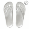 LightFeet Arch Support Flip Flops/Thongs - White